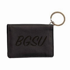 BGSU ID Snap Black Wallet