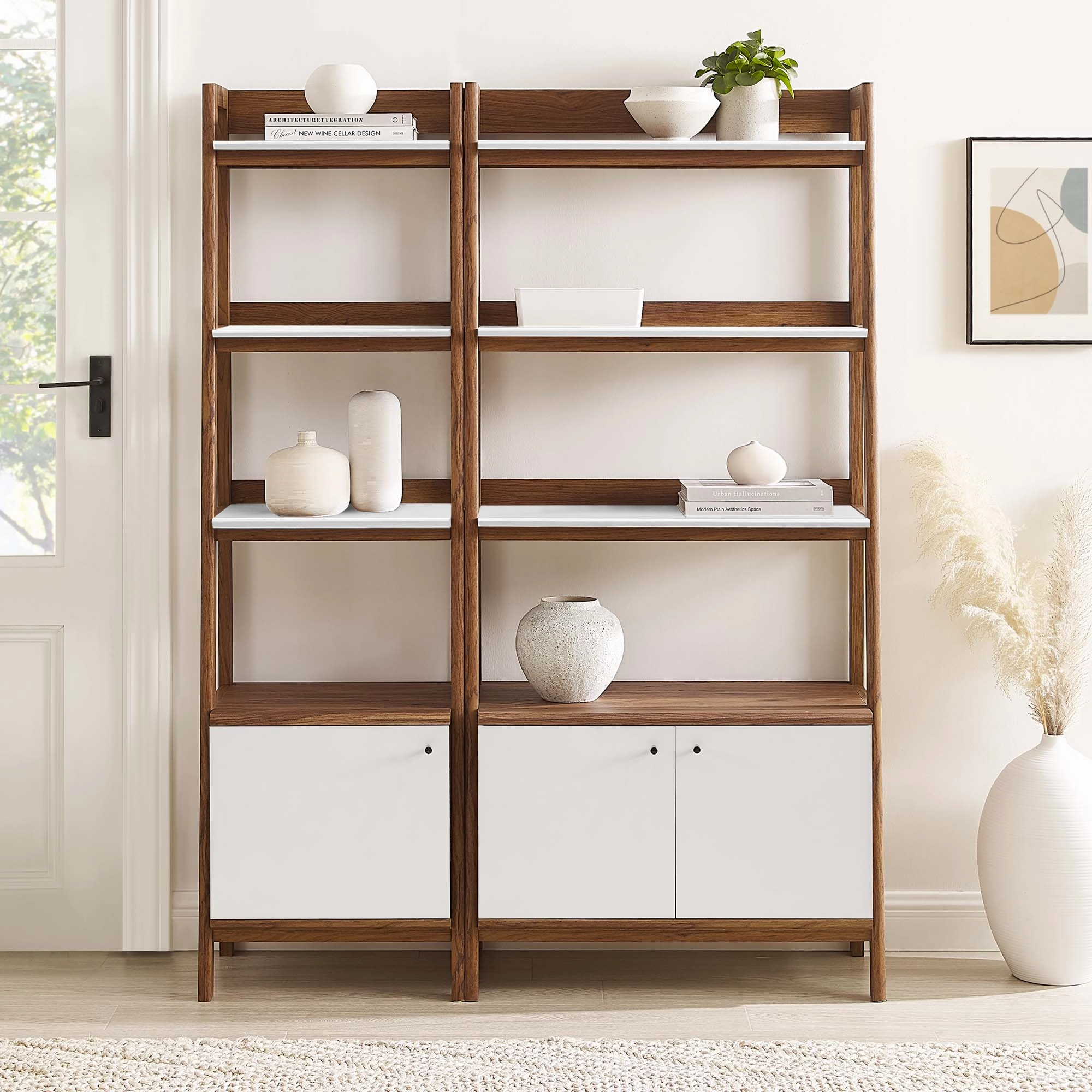Bixby Wood Bookshelves - Set of 2 by Modway