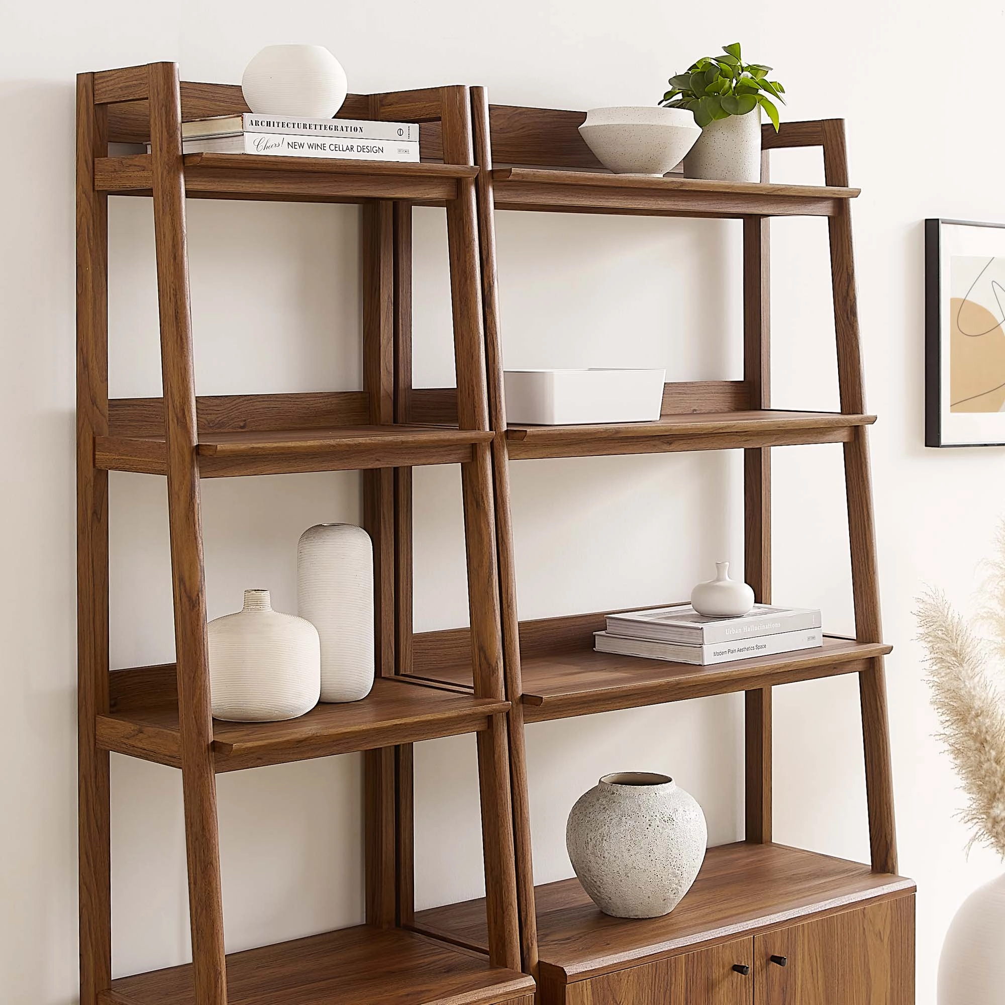 Bixby Wood Bookshelves - Set of 2 by Modway