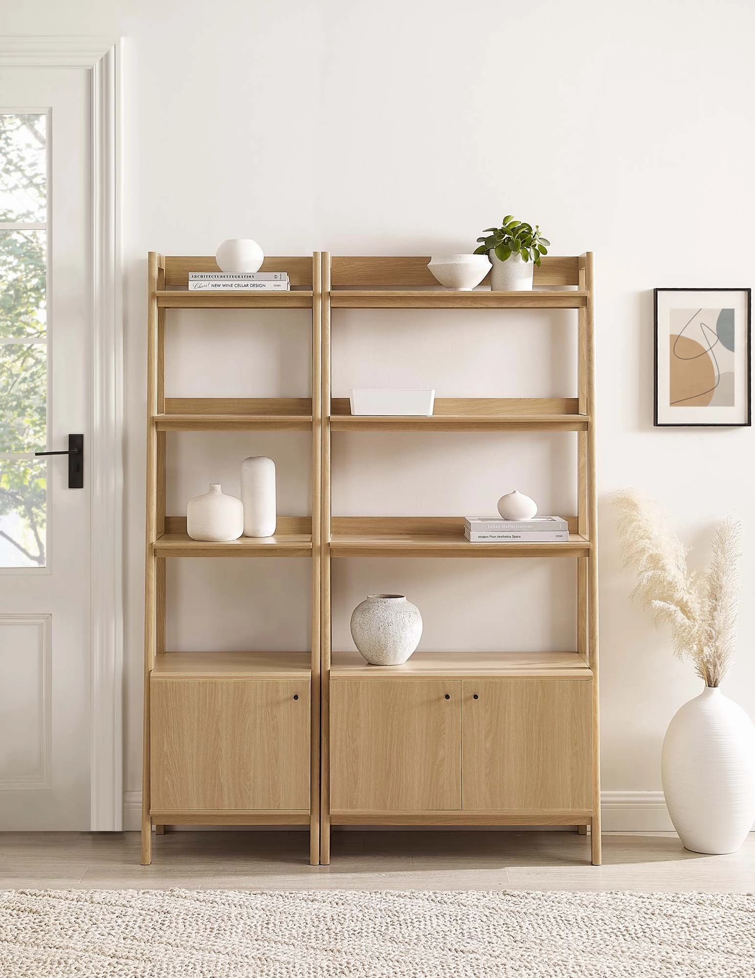 Bixby Wood Bookshelves - Set of 2 by Modway