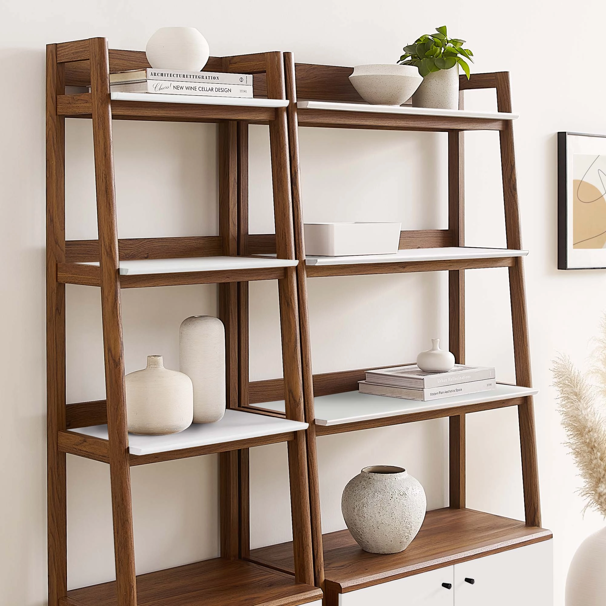 Bixby Wood Bookshelves - Set of 2 by Modway