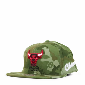 Bulls Tonal Camo Stretch Fitted HWC