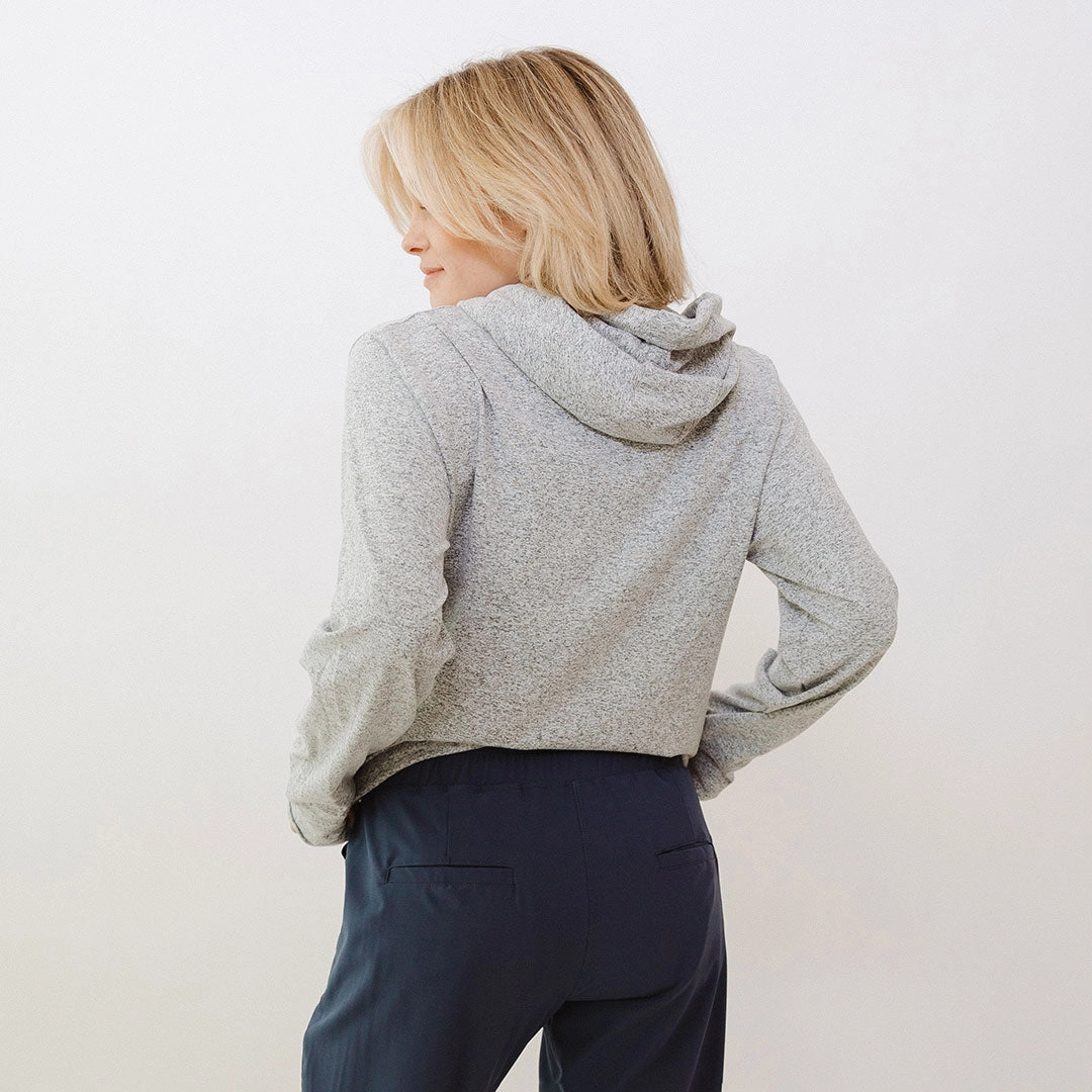 BYU Travel Hoodie, Heather Grey