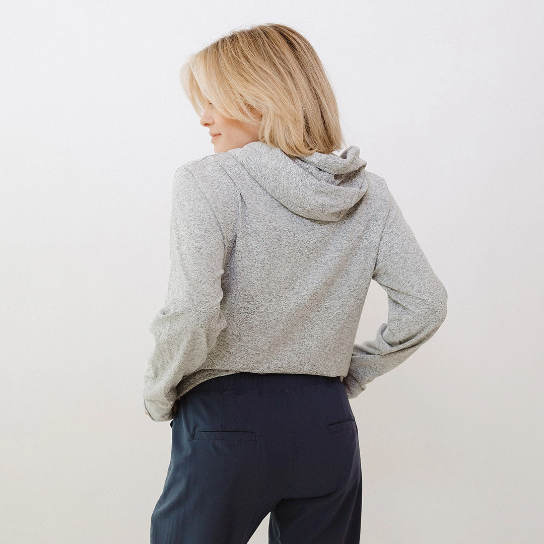 BYU Travel Hoodie, Heather Grey