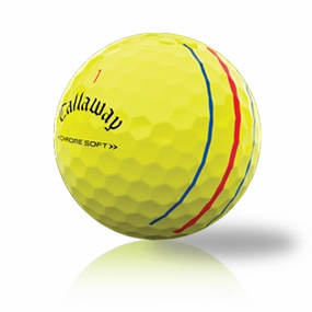 Custom Callaway Chrome Soft Triple Track Yellow