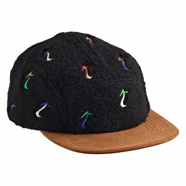 Dancing Shrooms 5-Panel Fleece Hat