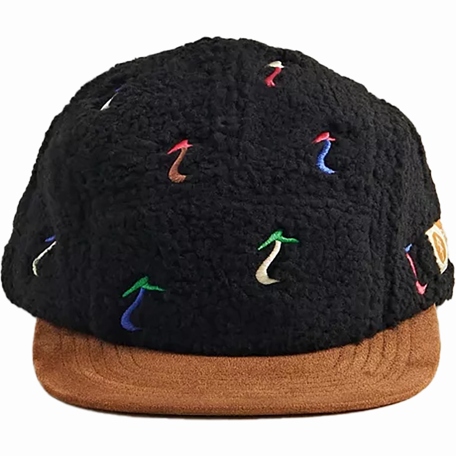 Dancing Shrooms 5-Panel Fleece Hat