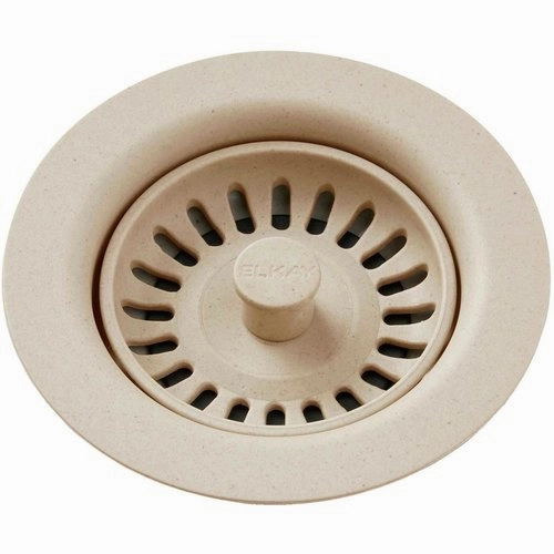 Elkay LKQS35BK Polymer Drain Fitting for 3-1/2 in. Sink Drain Opening in Black