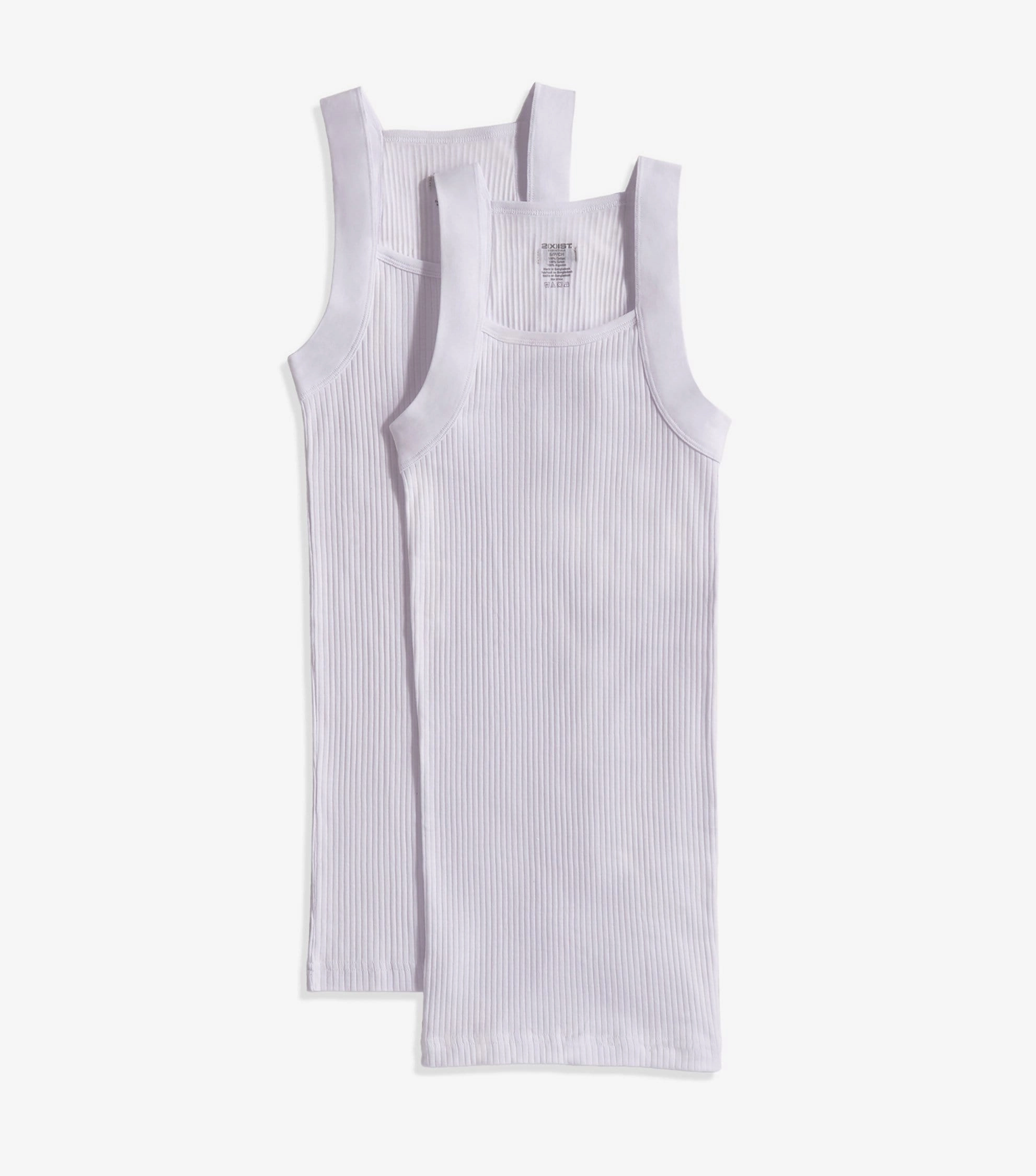 Essential Cotton Square-Cut Tank 2-Pack