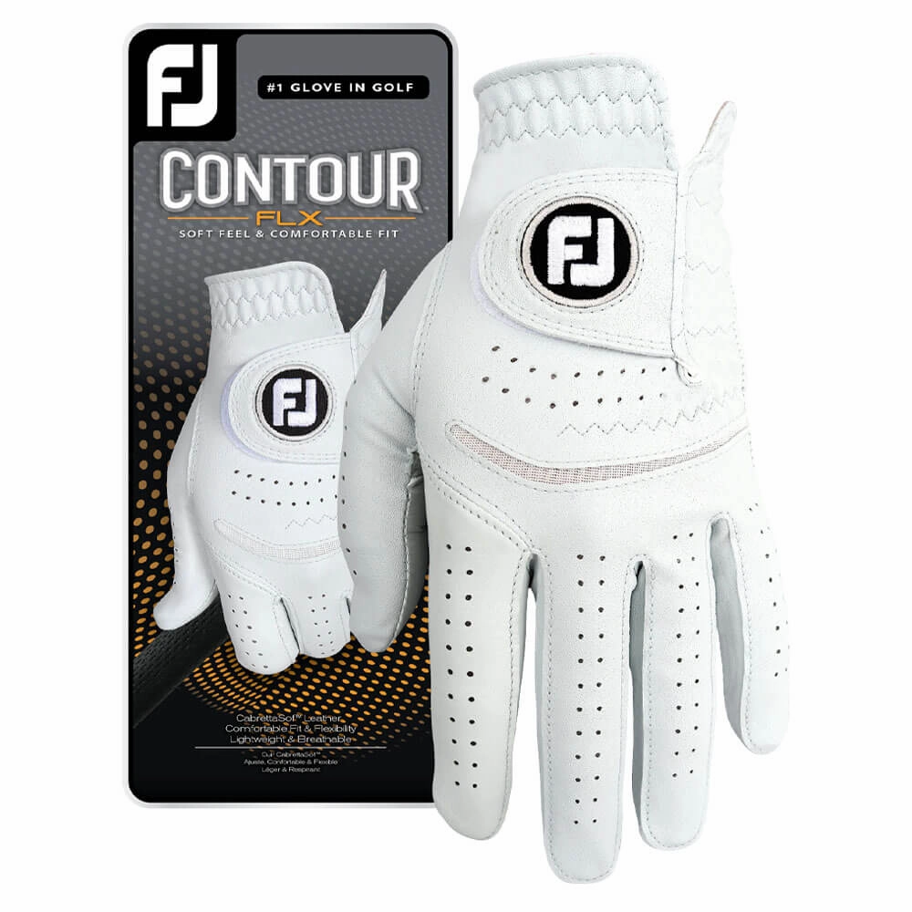 FootJoy Contour FLX Golf Glove Pearl - 20 Men