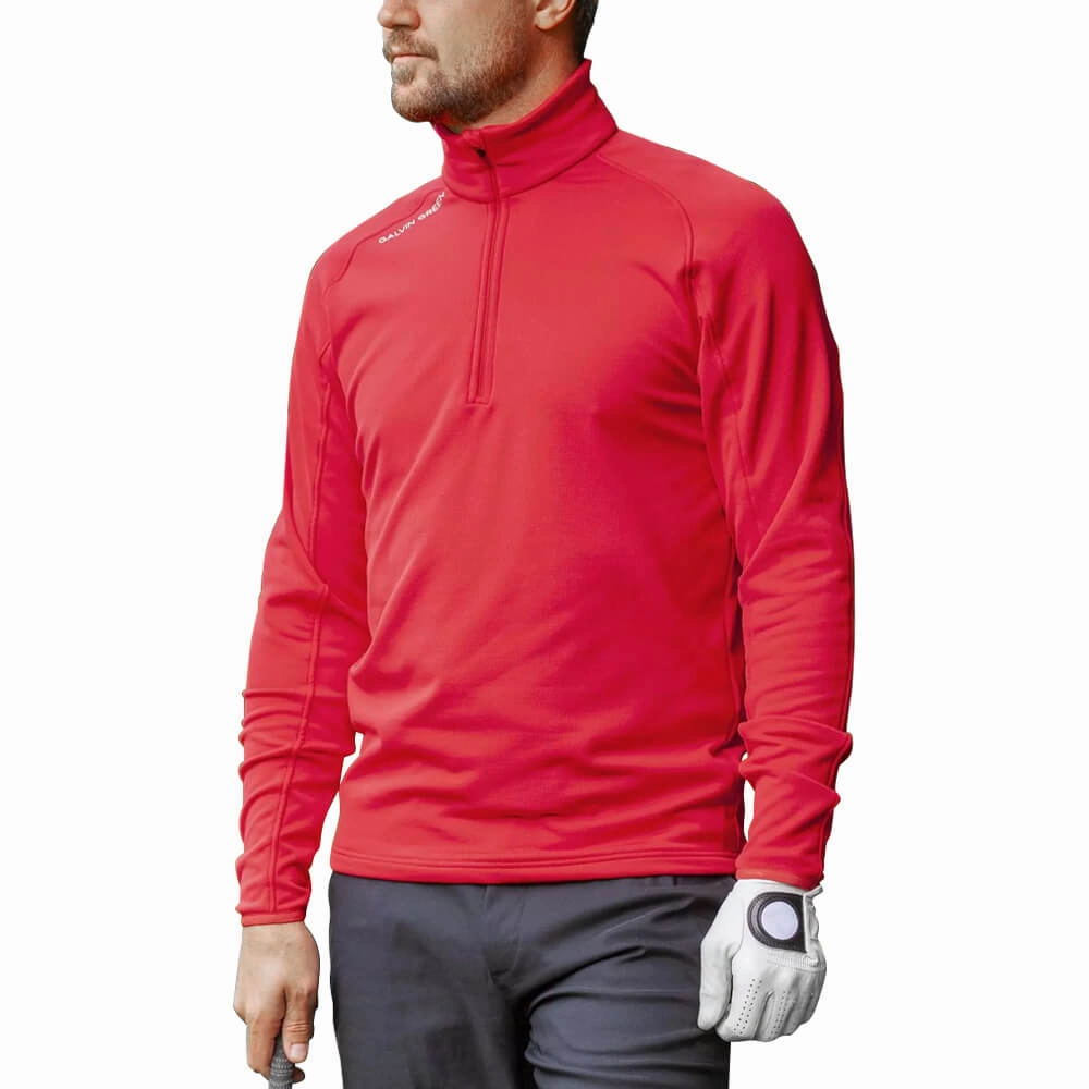Galvin Green Drake Golf Pullover Red - FW22 Men