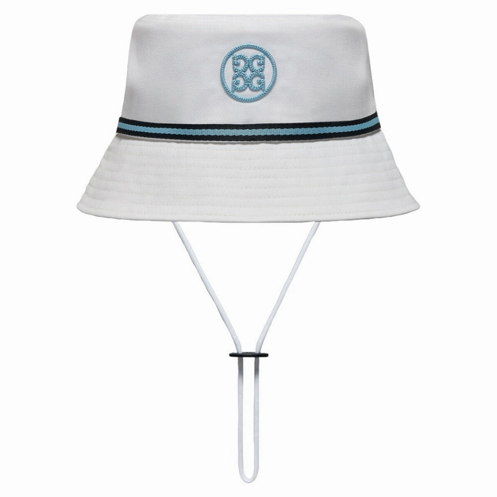 Gfore Circle G's Drawcord Golf Bucket Hat Snow - SP25 Men