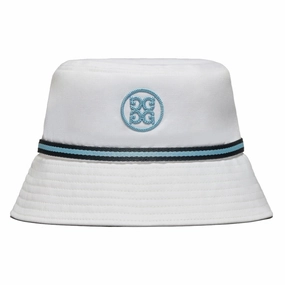 Gfore Circle G's Drawcord Golf Bucket Hat Snow - SP25 Men