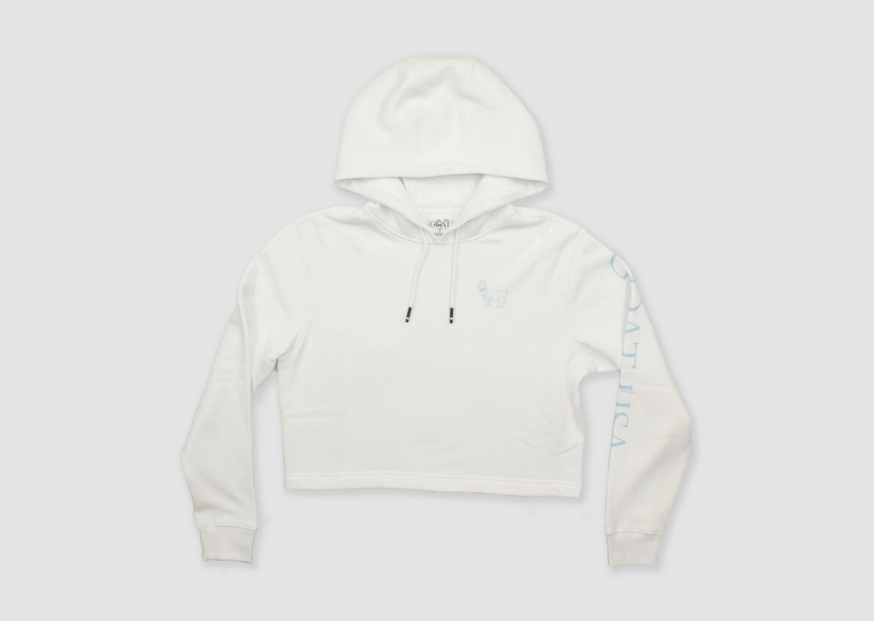 Goat Usa Girls Cropped Hooded Sweatshirt
