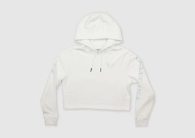 Goat Usa Girls Cropped Hooded Sweatshirt