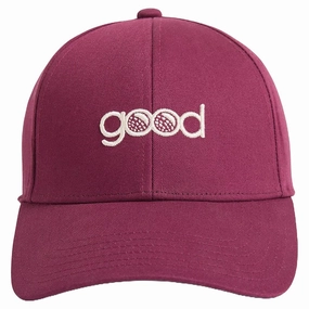 GoodGood Golf Wild Berry Golf Cap Red/White - FA24 Men
