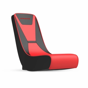 GTRACING GTW-400R-RED Faux Leather Floor Rocker Video Gaming Chair, Red