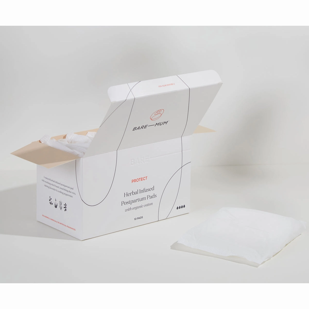 Herbal Infused Postpartum Pads 10pk