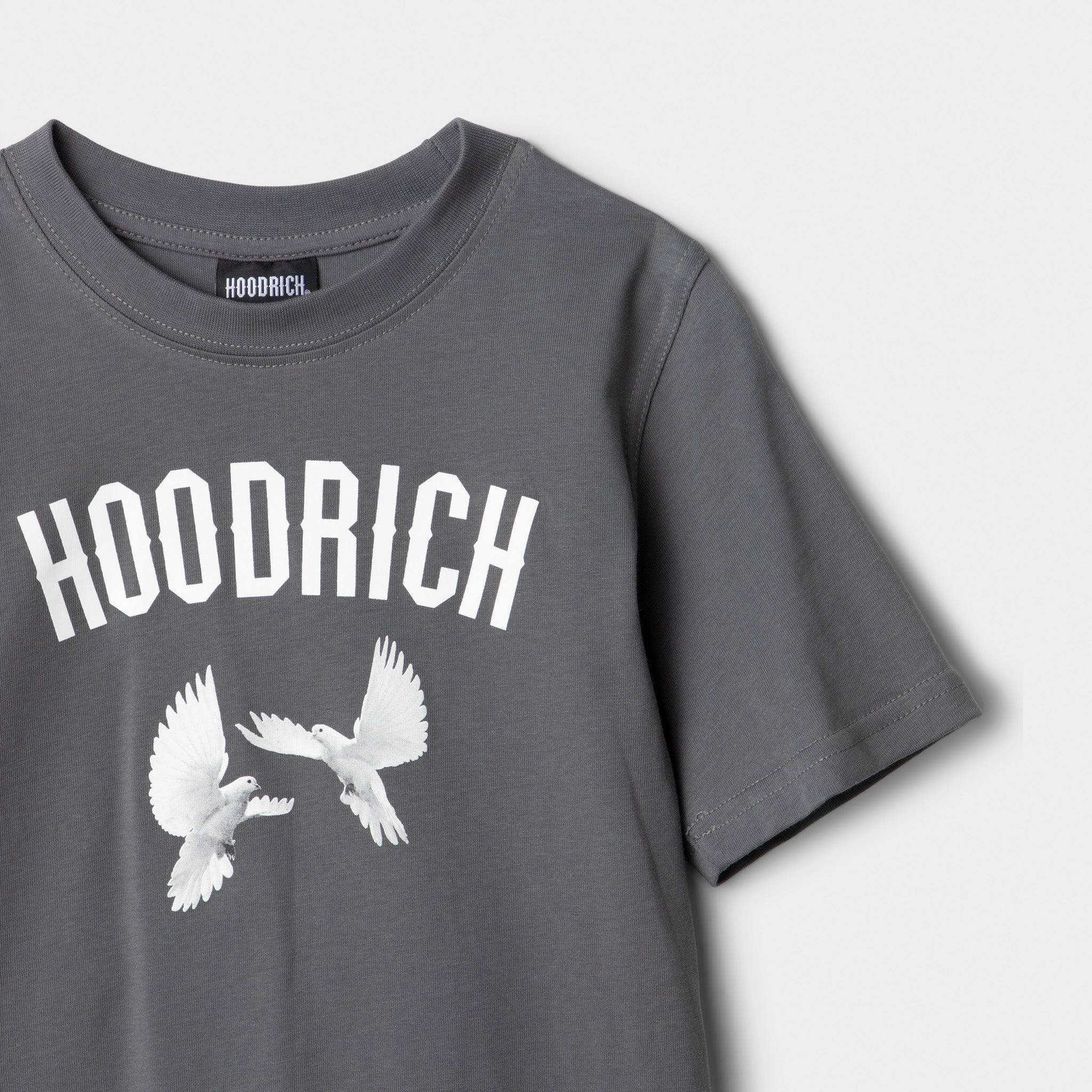 Hoodrich Junior Boys' Flight Graphic T-Shirt Lava Smoke / White - Quiet Grey