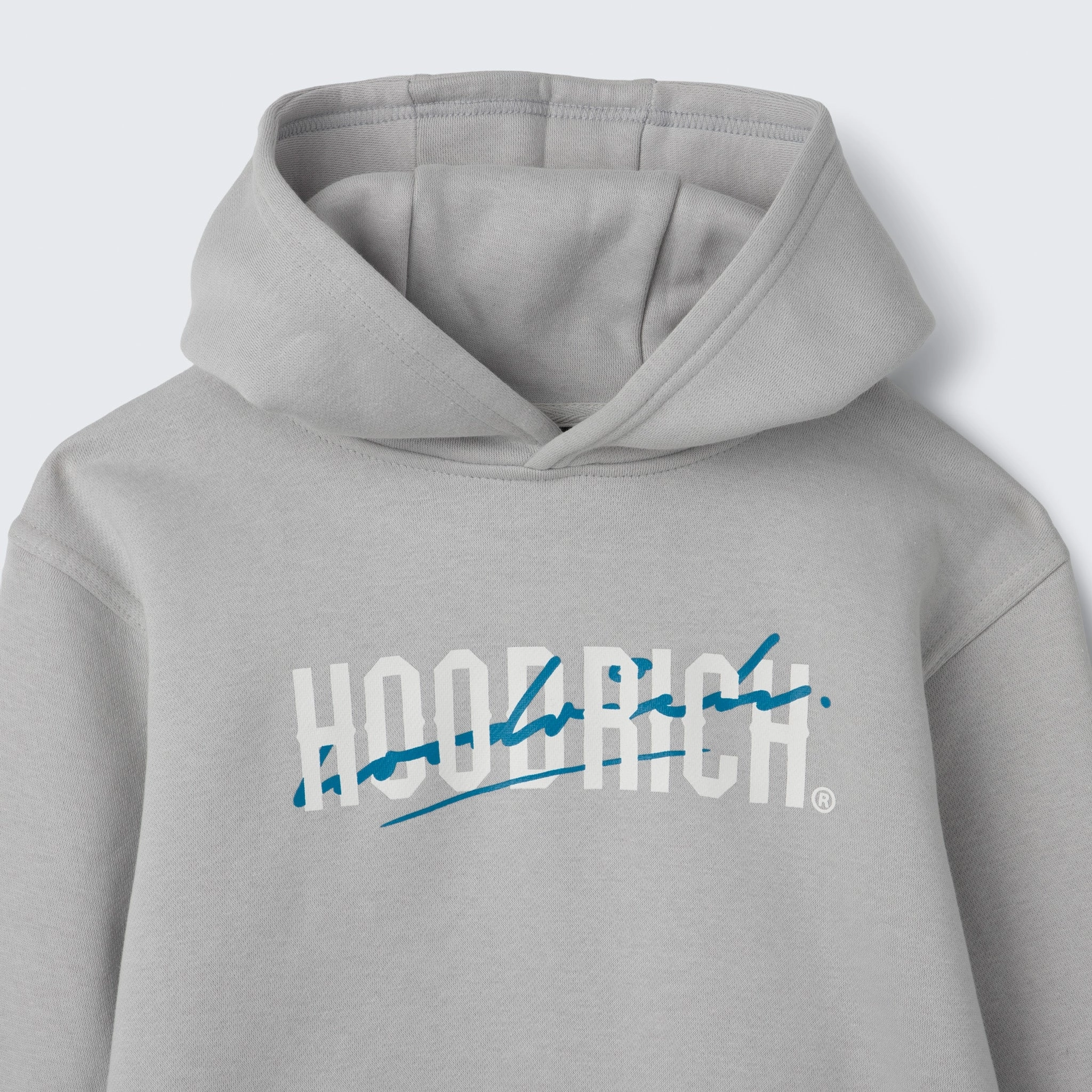 Hoodrich Juniors' Lynk Pullover Hoodie Quiet Gray / White  - Blue Danube