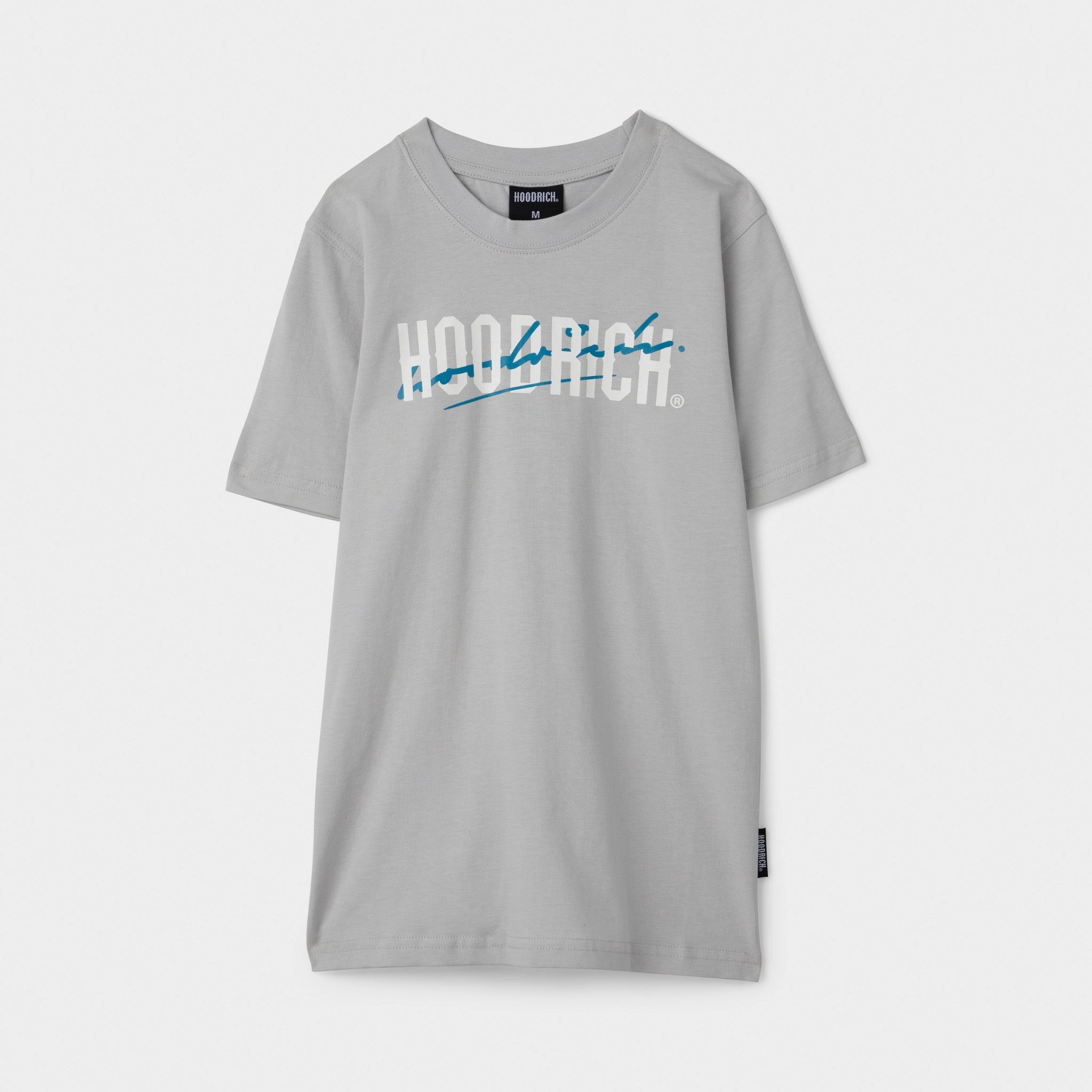 Hoodrich Juniors' Lynk Tee Quiet Gray / White - Blue Danube