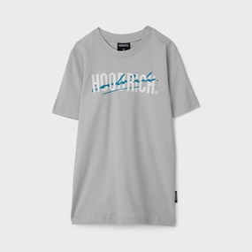 Hoodrich Juniors' Lynk Tee Quiet Gray / White - Blue Danube