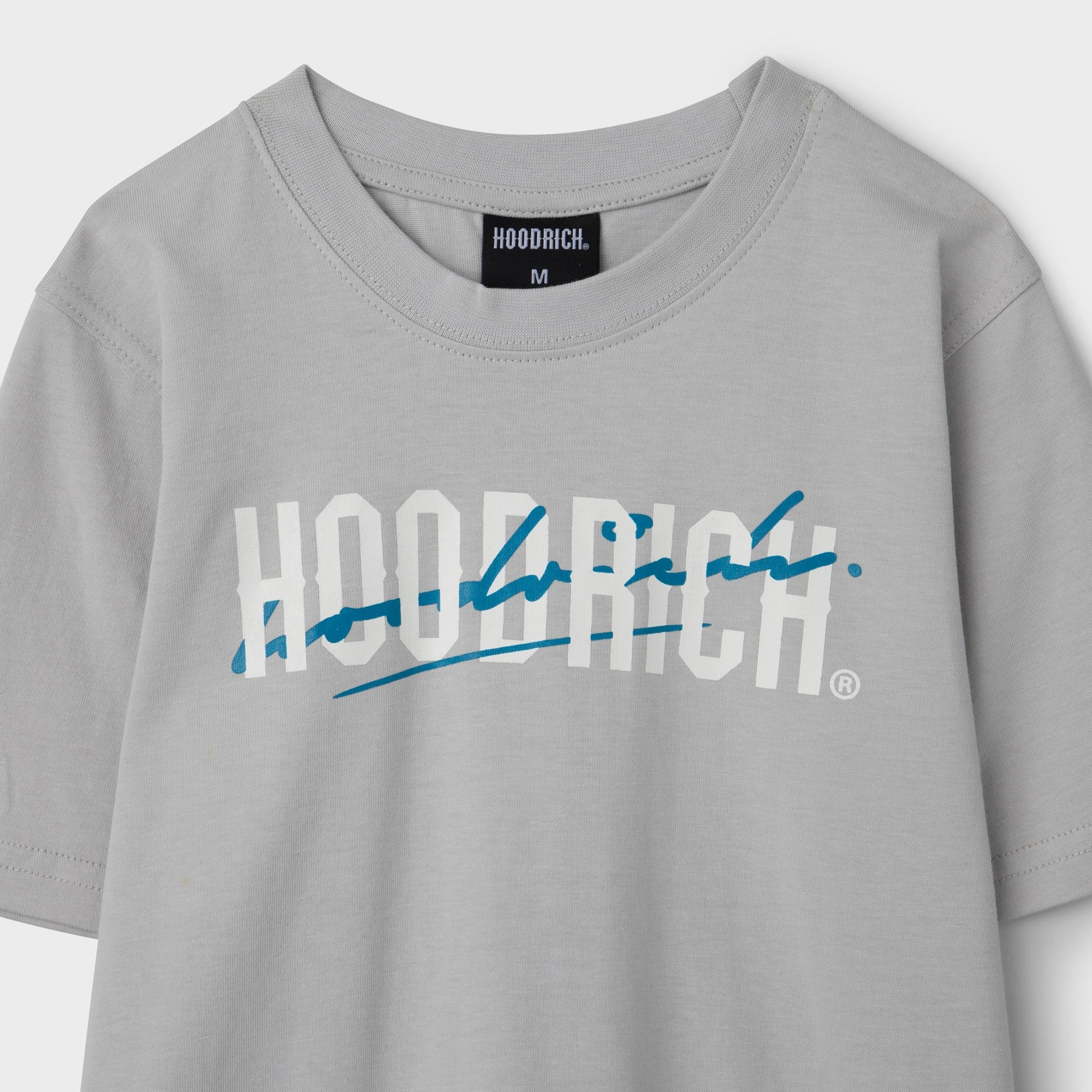 Hoodrich Juniors' Lynk Tee Quiet Gray / White - Blue Danube