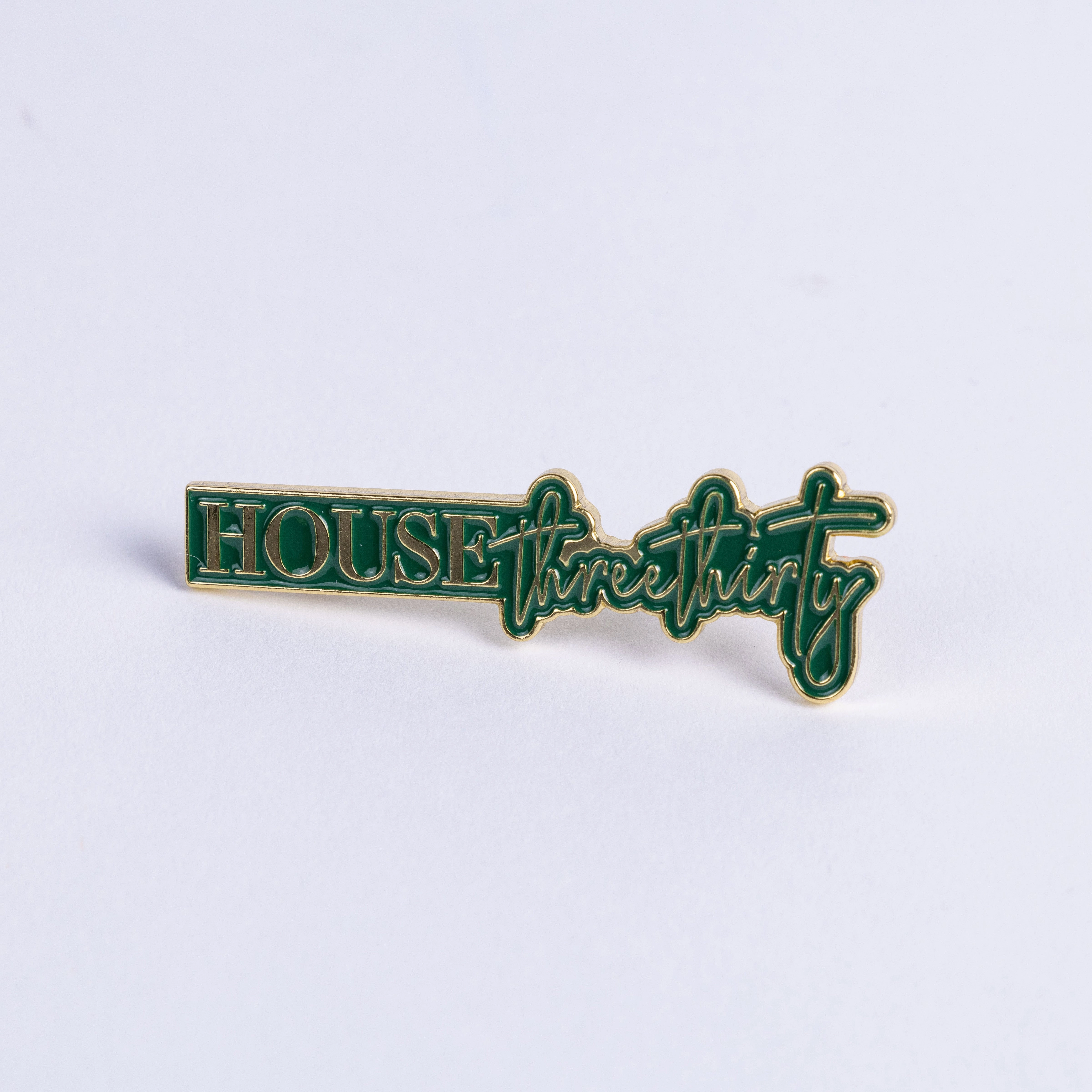House Three Thirty Lapel Pin (Green)