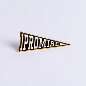 I PROMISE Pennant Lapel Pin