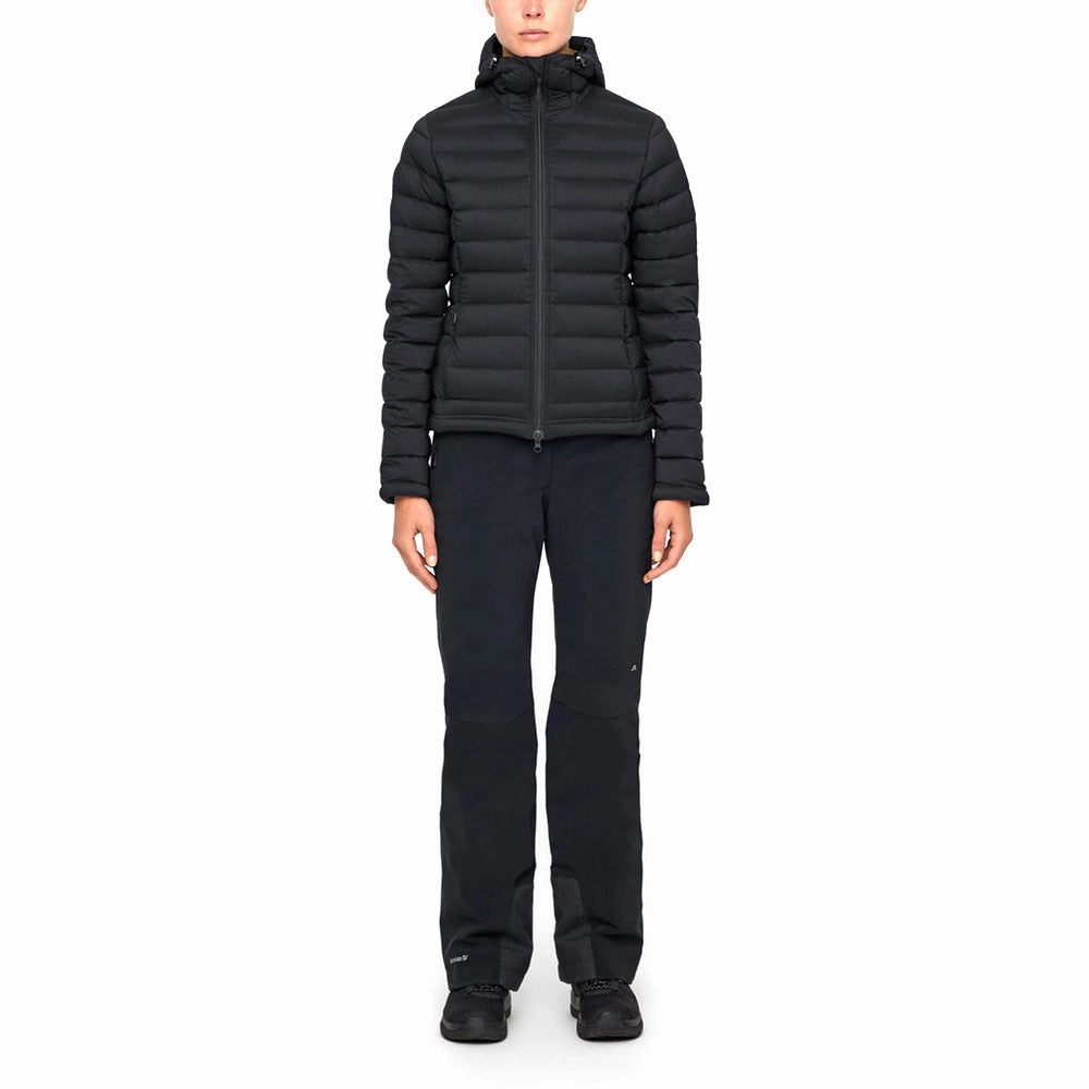 J.Lindeberg Ease Hooded Liner JL Down Golf Jacket Black - FW18 Women