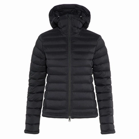 J.Lindeberg Ease Hooded Liner JL Down Golf Jacket Black - FW18 Women