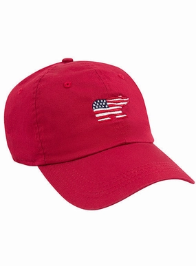 Jack Nicklaus USA Red Bear Ahead Cap