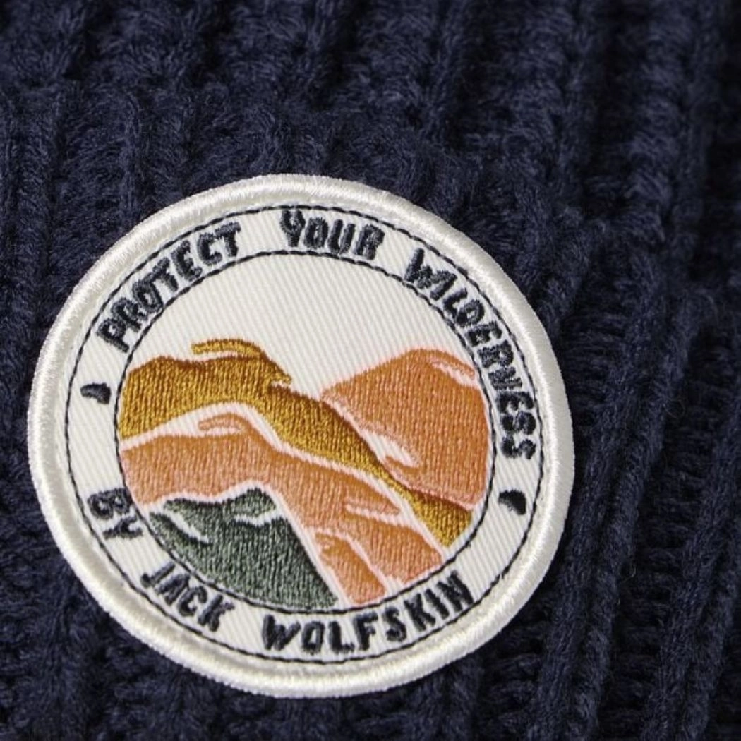 jack wolfskin Pompom Badge Kids Beanie