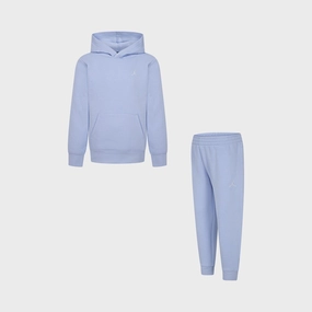 Jordan Child Boys' MJ Brooklyn Fleece Pullover Hoodie Set / Hydrogen Blue