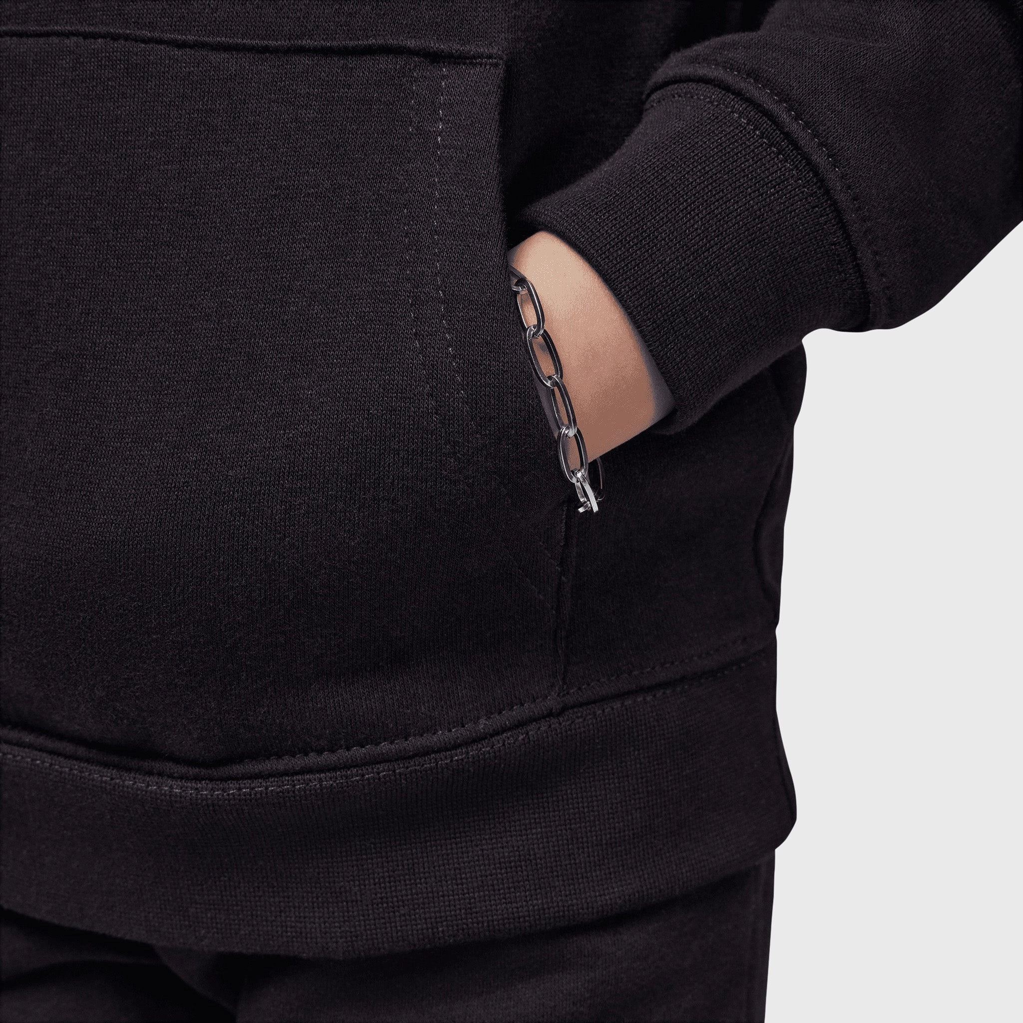 Jordan Children's Brooklyn Fleece Pullover Hoodie Set / Black