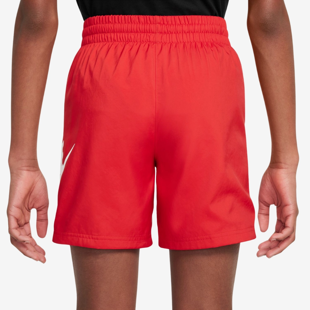 kids nike sportswear club short (red)