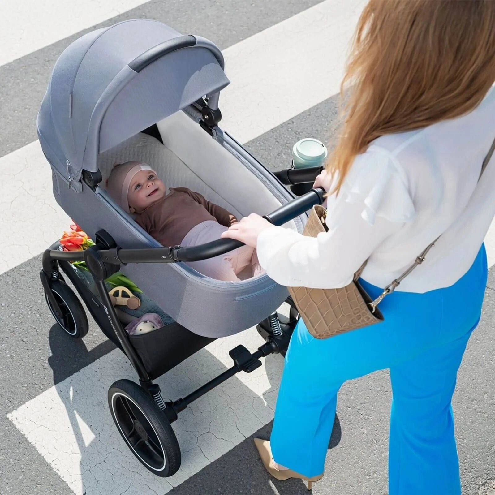 Kinderkraft Nea 2in1 Stroller - Platinium Grey