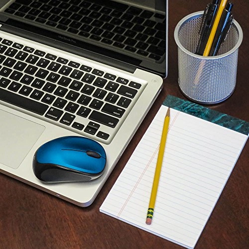 Logitech 910-002901 Wireless Mouse m317 with Unifying Receiver, Steel Blue
