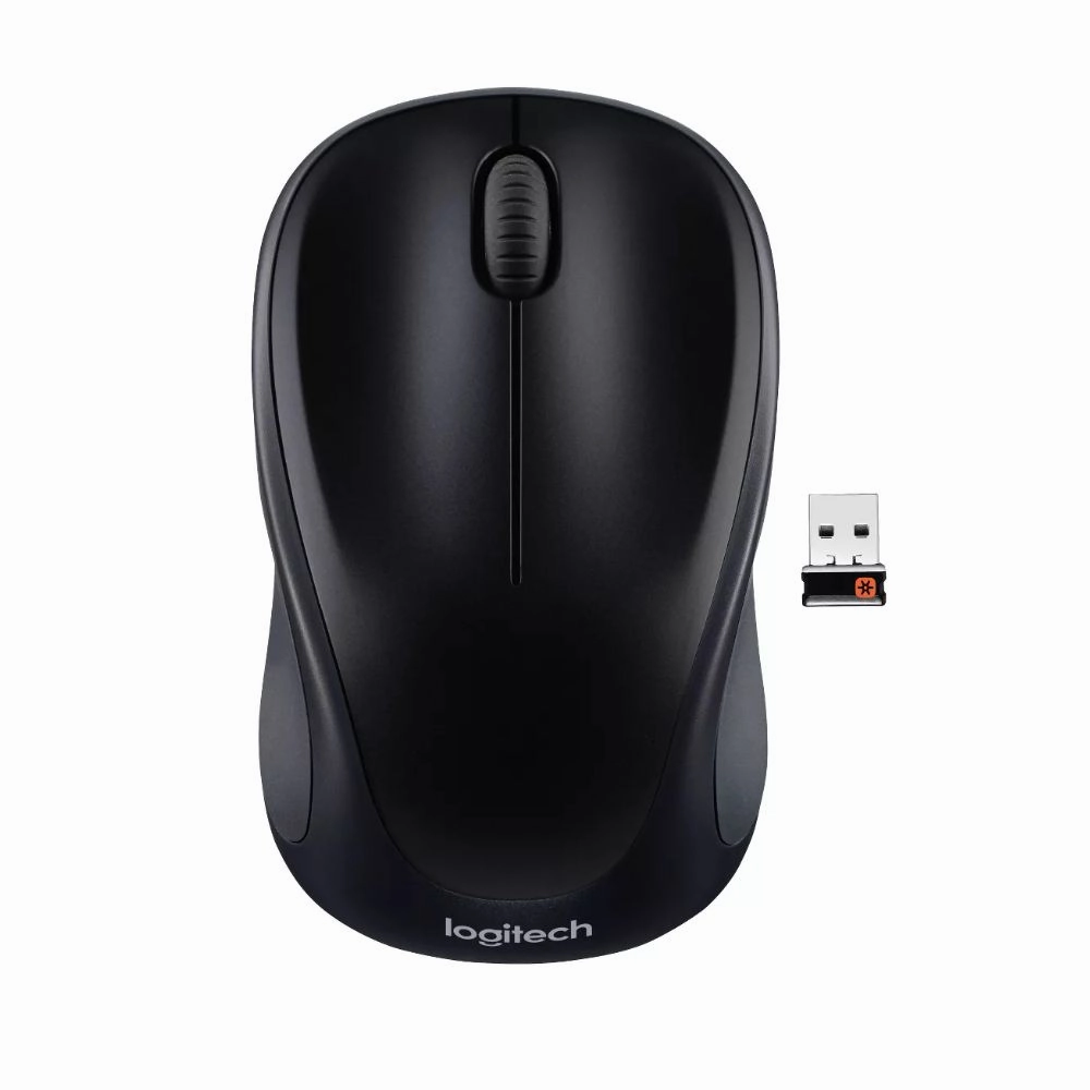 Logitech 910-005764 Wireless Optical Mouse with Nano Receiver M317 - Black