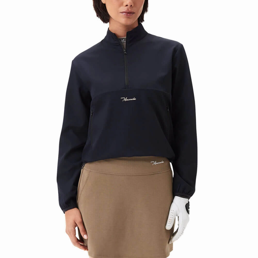 Macade Range Golf Anorak Dark Blue - SS25 Women