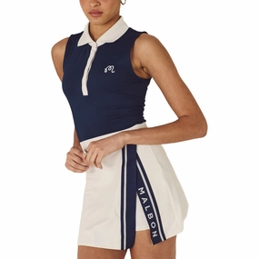 Malbon Baseline Golf Skirt White - FW24 Women