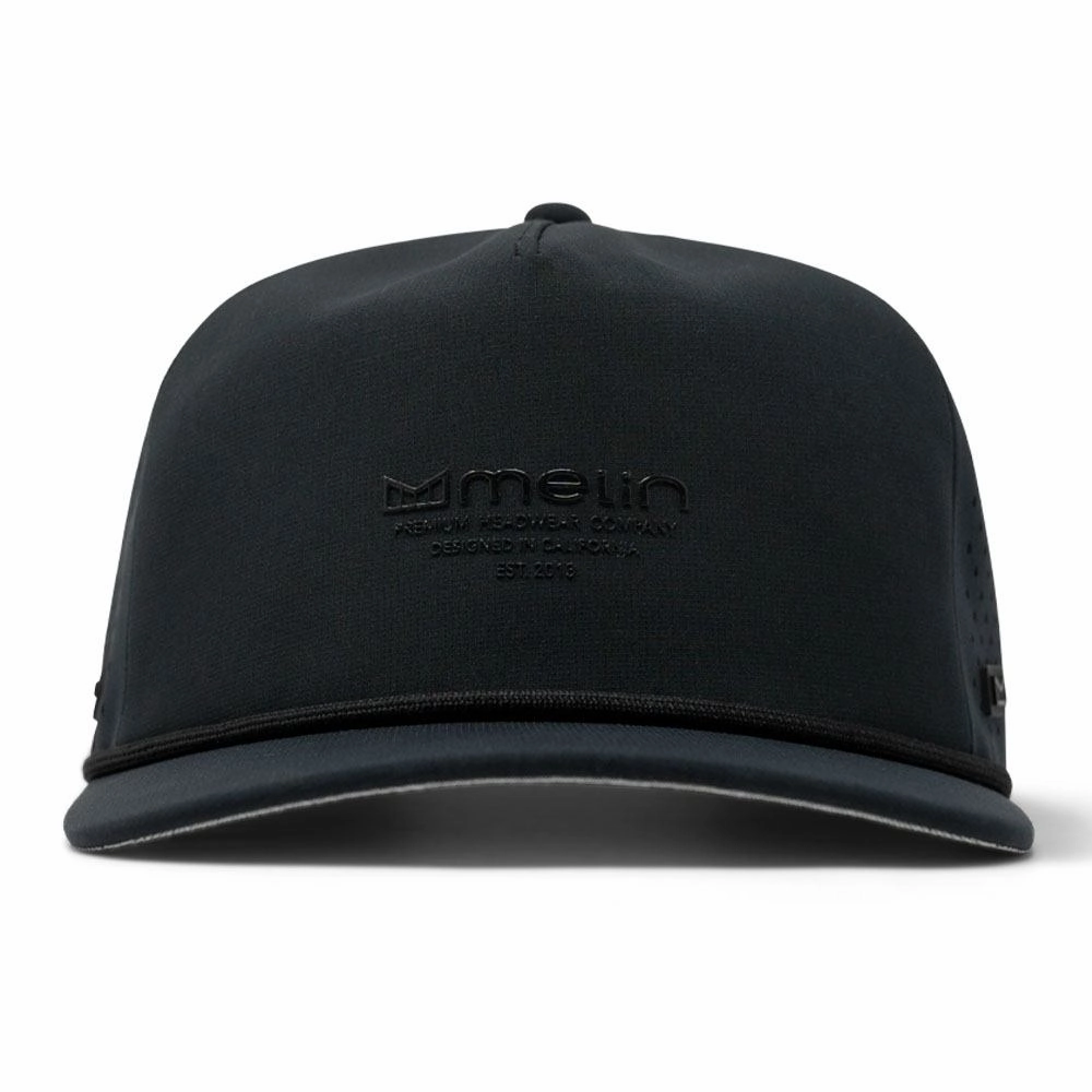 Melin Coronado Hydrolite Golf Cap Black - FA24 Men
