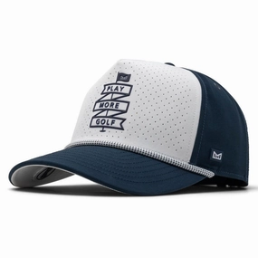 Melin Odysea Links Drive Hydro Golf Cap Navy/White - SP25 Men