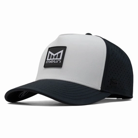 Melin Odyssey Stacked Hydro Golf Cap Black/White - SP25 Men