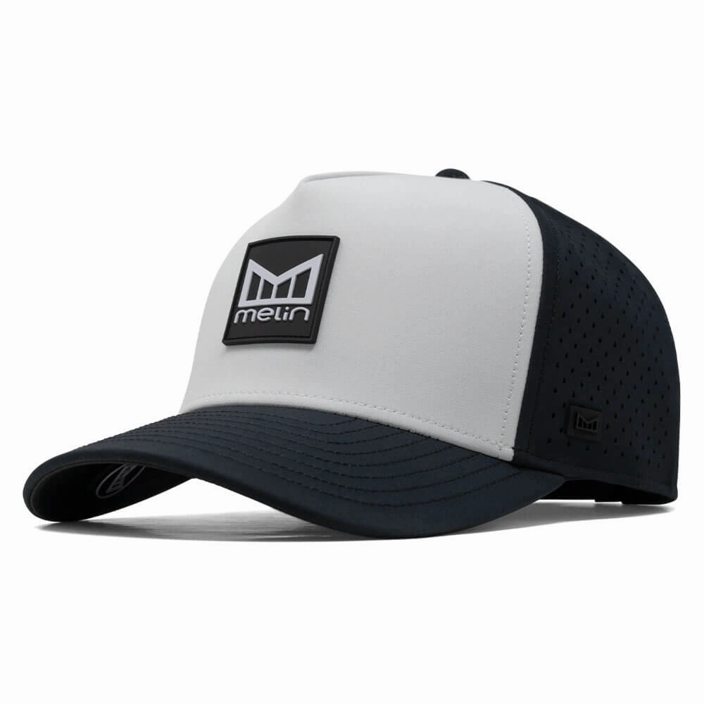 Melin Odyssey Stacked Hydro Golf Cap Black/White - SP25 Men