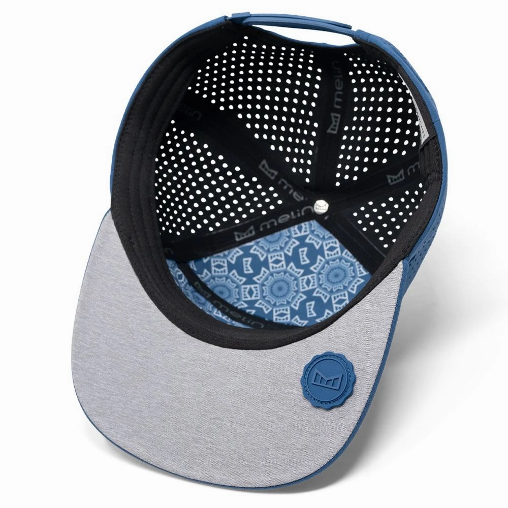 Melin Trenches Hydrolite Golf Cap Steel Blue - FA24 Men