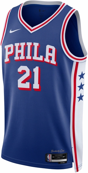 Men's NBA Philadelphia 76ers James Harden 2023/24 Icon Edition Swingman Jersey