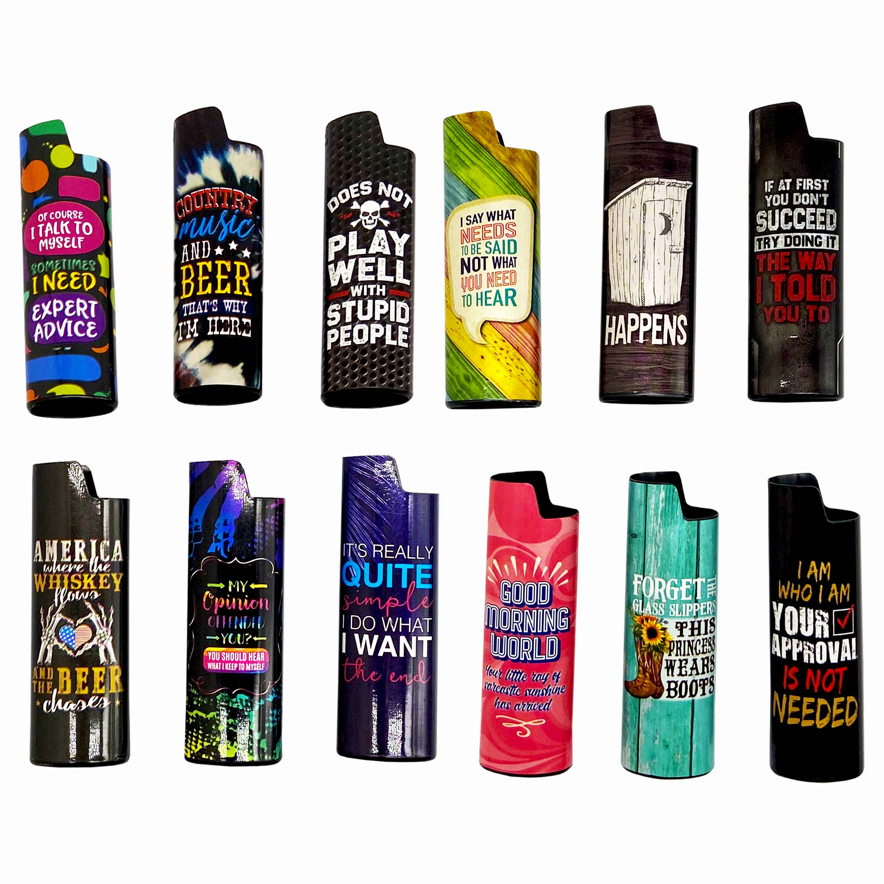Metal Lighter Case - 12 Pieces Per Retail Ready Display 23785