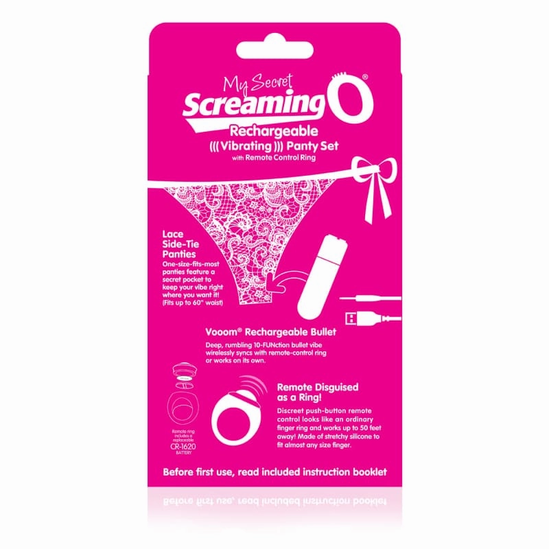 My Secret Charged Remote Control Panty Vibe -  Pink