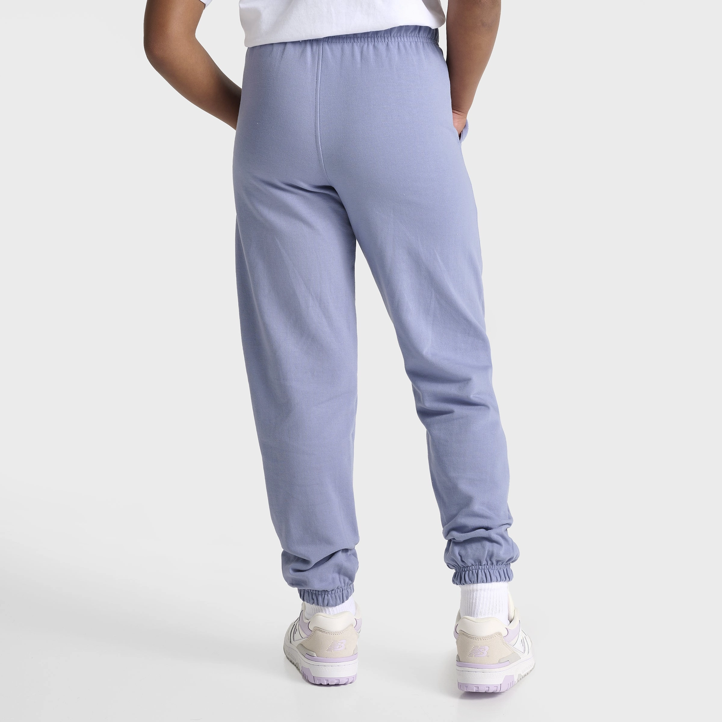 New Balance Junior Girls' Loose Fit Joggers / Dusk Shower